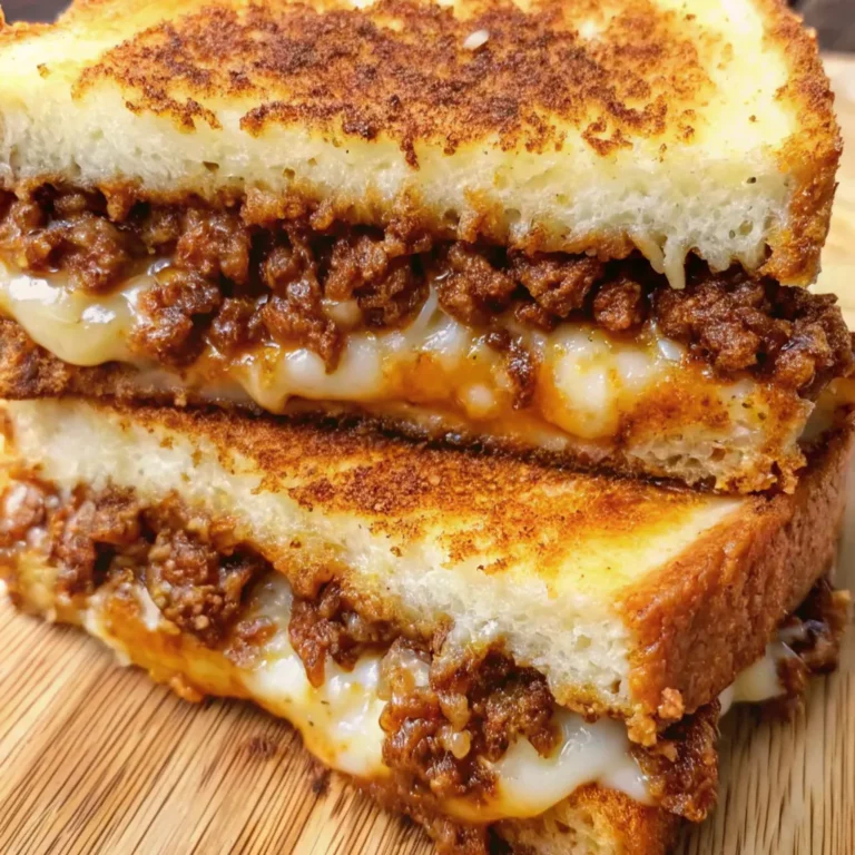 Sloppy Joe Grilled Cheese