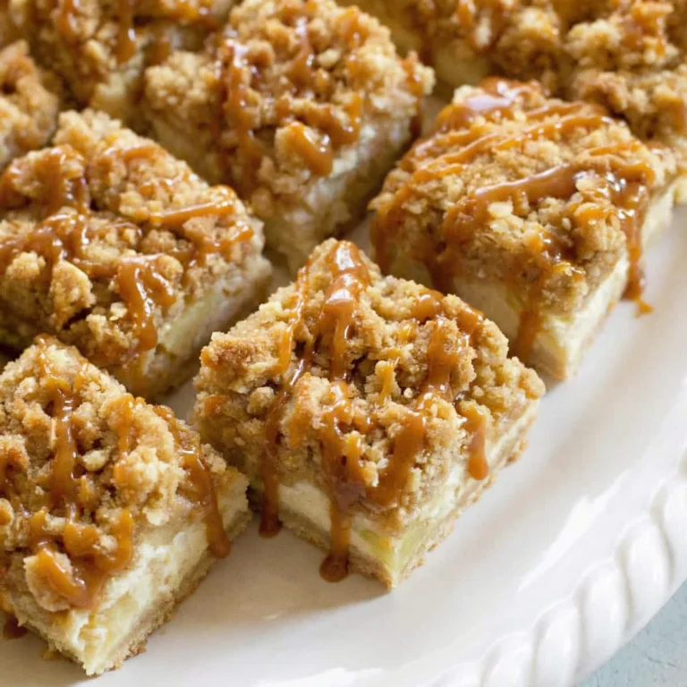 Caramel Apple Cheesecake Bars