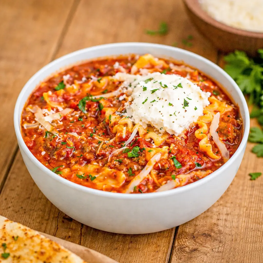 Hearty Lasagna Soup Recipe