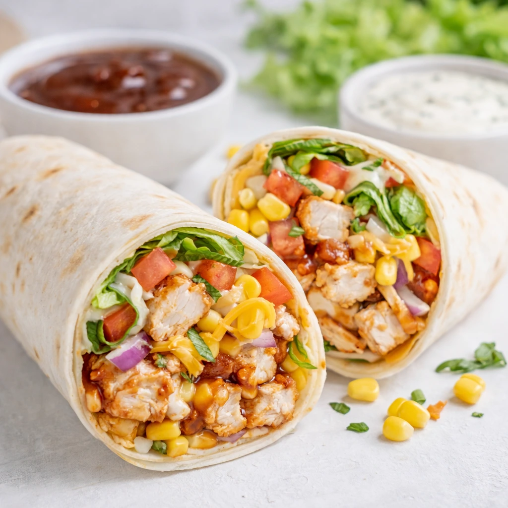 BBQ Ranch Chicken Wrap Recipe