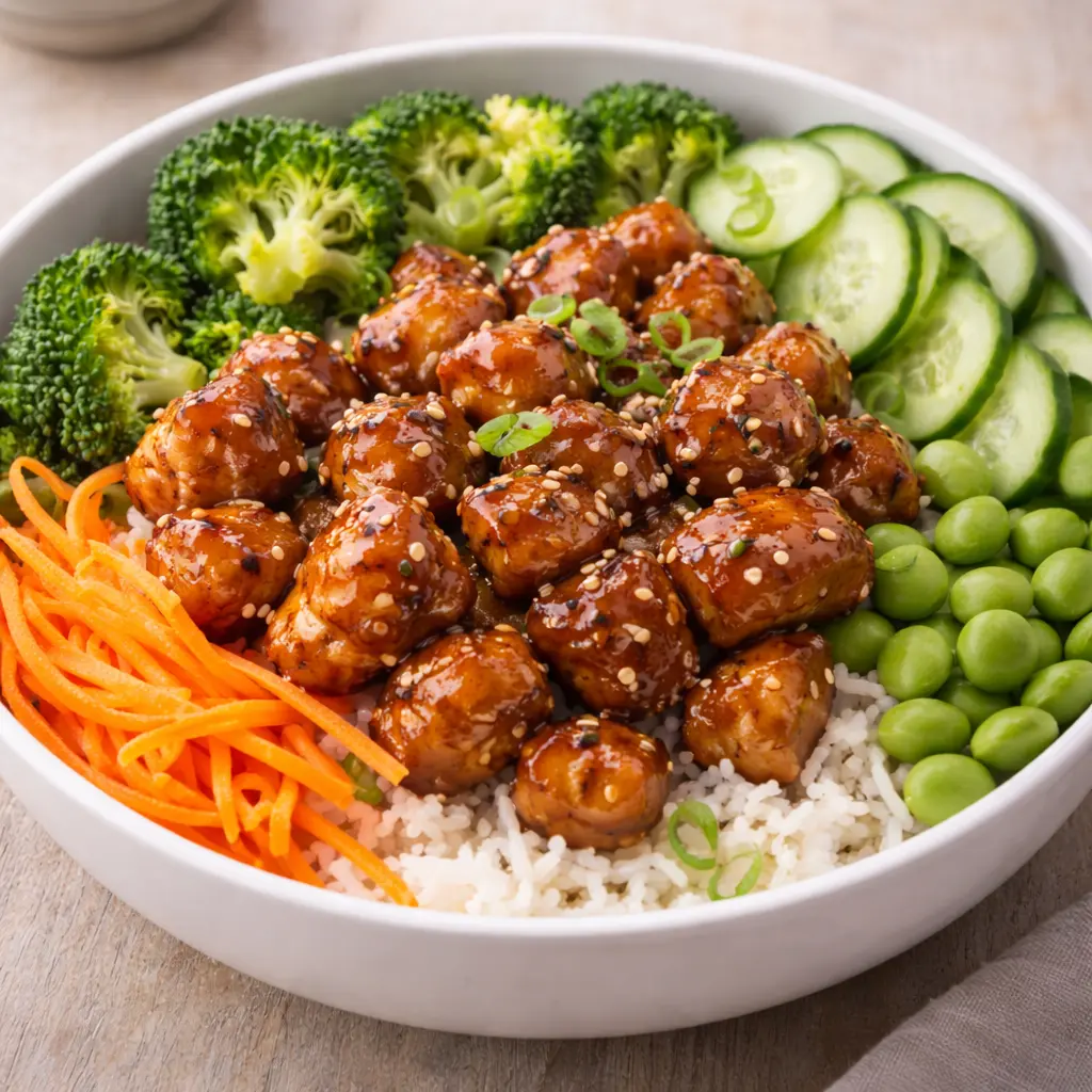 Teriyaki Chicken Rice Bowl Recipe