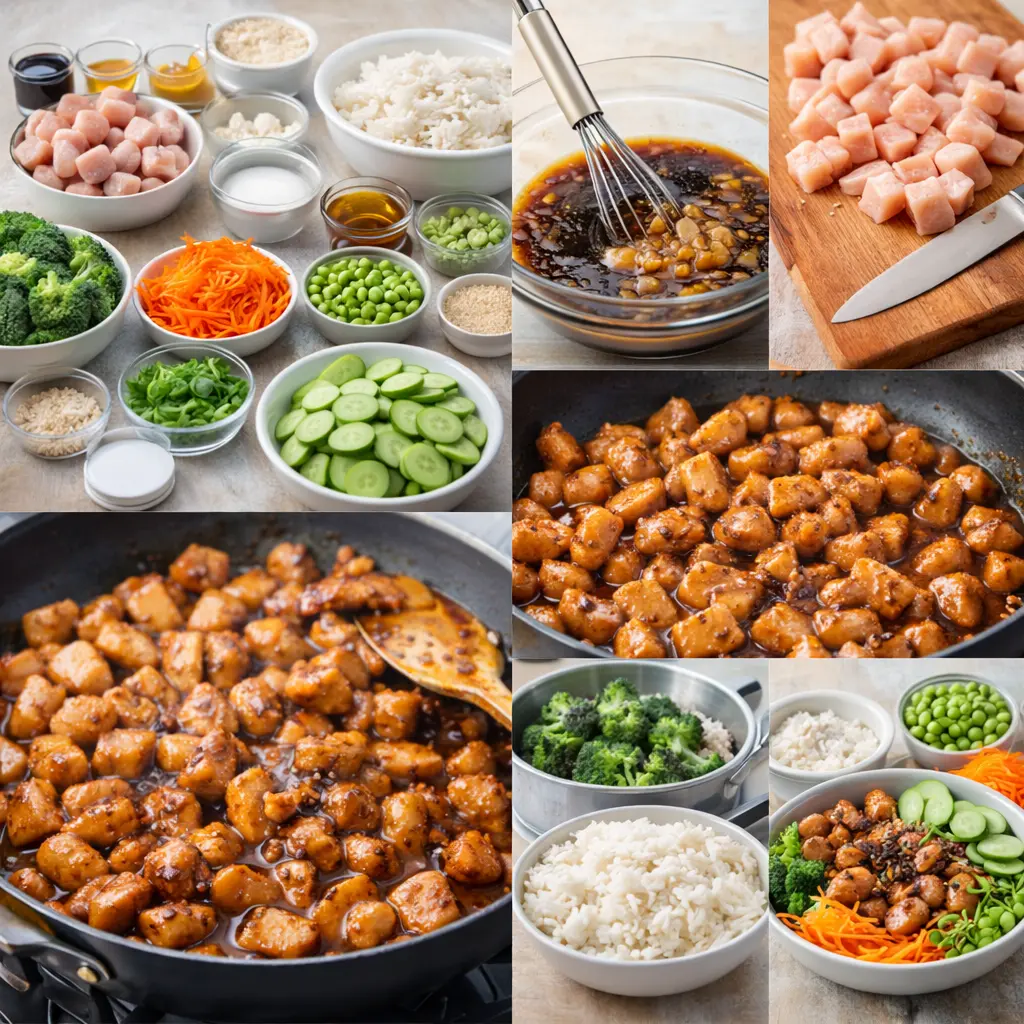 Teriyaki Chicken Rice Bowl Recipe