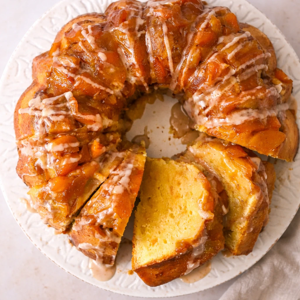 Peach Cobbler Pound Cake Recipe