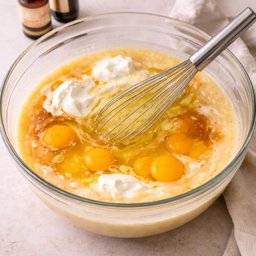 Peach Cobbler Pound Cake Recipe