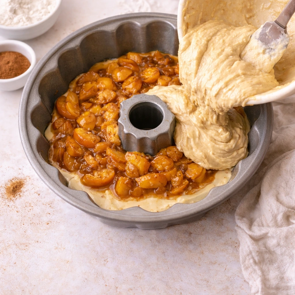 Peach Cobbler Pound Cake Recipe