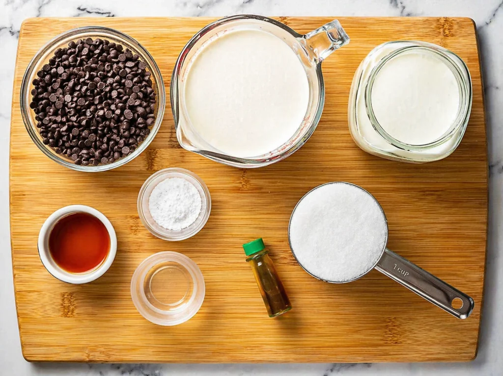 Easy Mint Chocolate Chip Ice Cream